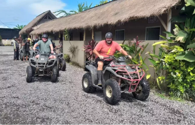 ATV quad bikes at Balinese village
